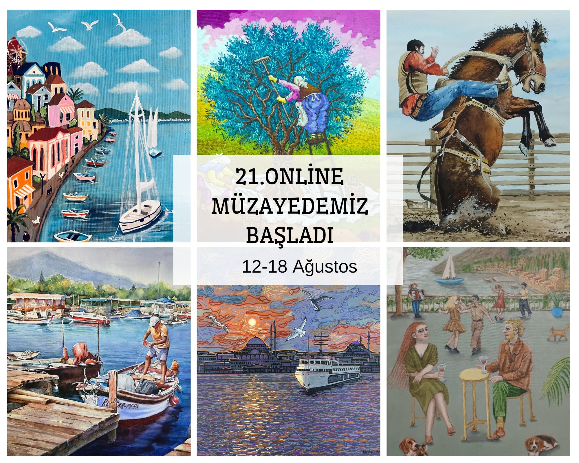 21.Online Müzayede - KUZGUN ART GALERY